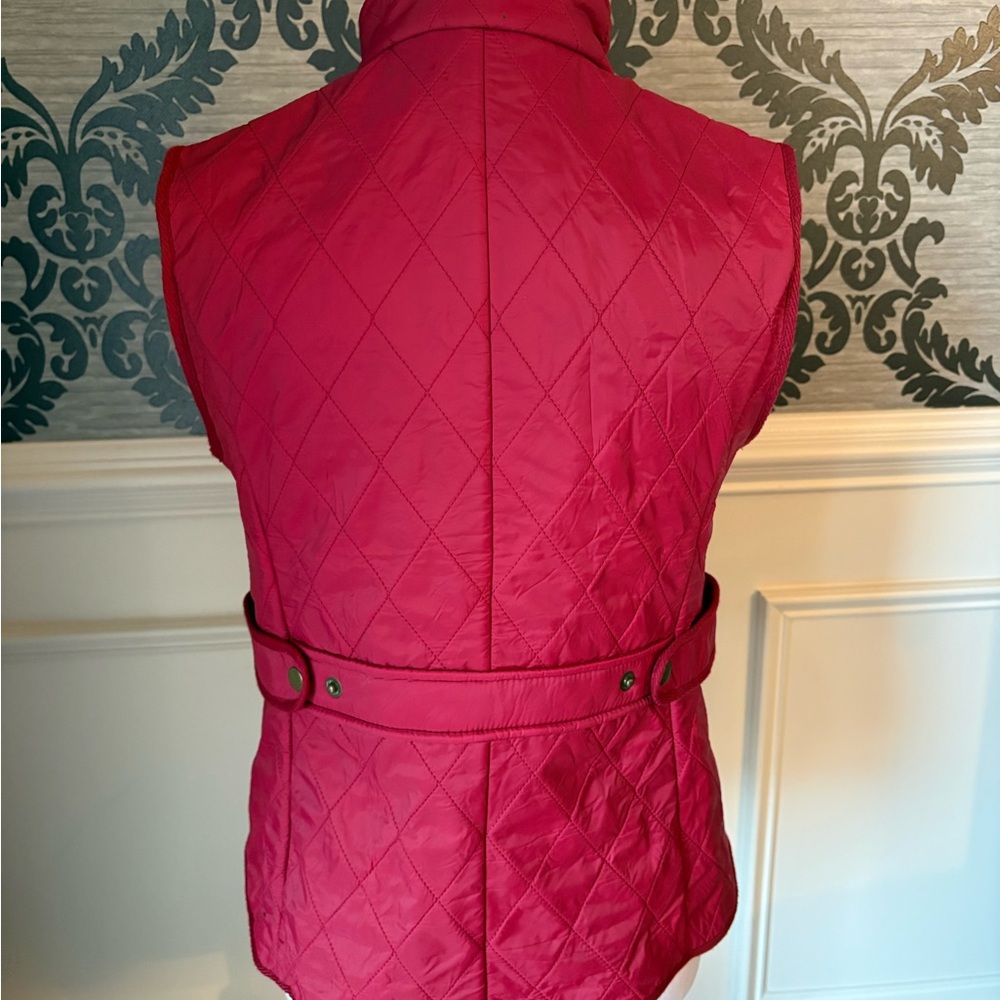 Talbots Women's Vest in Red‎ size Small Petite - Picture 2 of 7